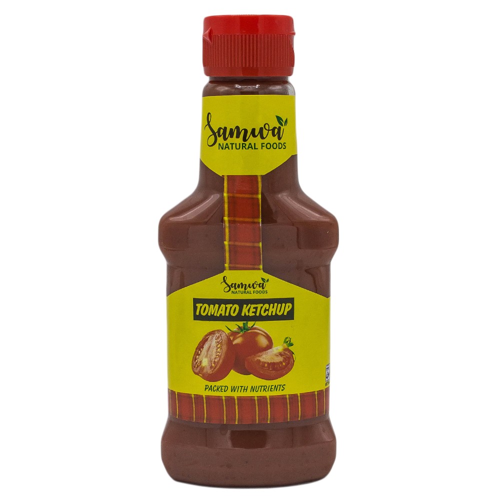 Natural gluten-free tomato ketchup from Samwa Natural Foods Kenya
